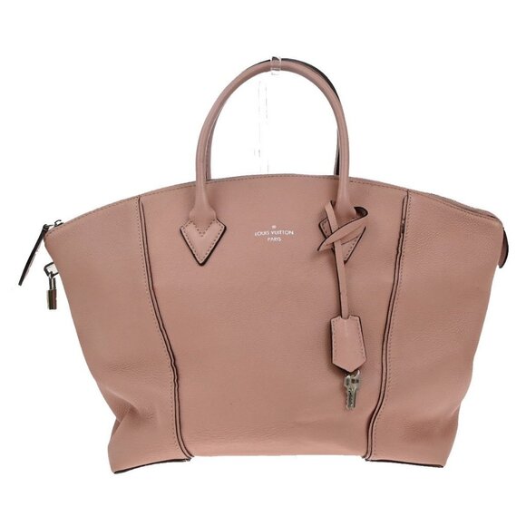 LOUIS VUITTON Parnassus Lockit MM Hand Bag Leather Magnolia Pink - Picture 1 of 16